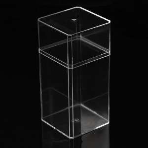 Eckiges Aufbewahrungsgefäß (sehr hoch), 9,5cm x 9,5cm x 21cm | Behälter