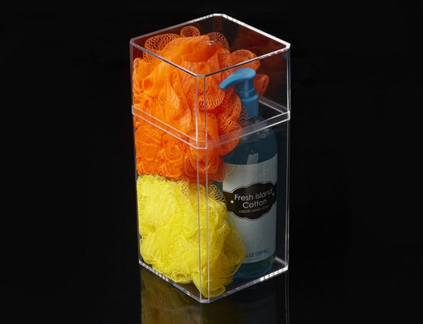 Eckiges Aufbewahrungsgefäß (sehr hoch), 9,5cm x 9,5cm x 21cm | Behälter